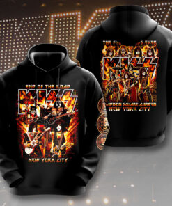 Kiss Band Black Hoodie WOAHTEE0324SV