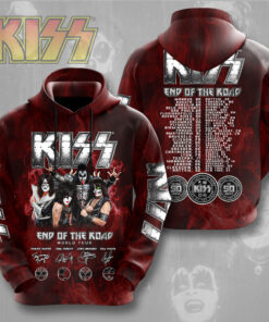 Kiss Band End of the Road World Tour Hoodie WOAHTEE0324V