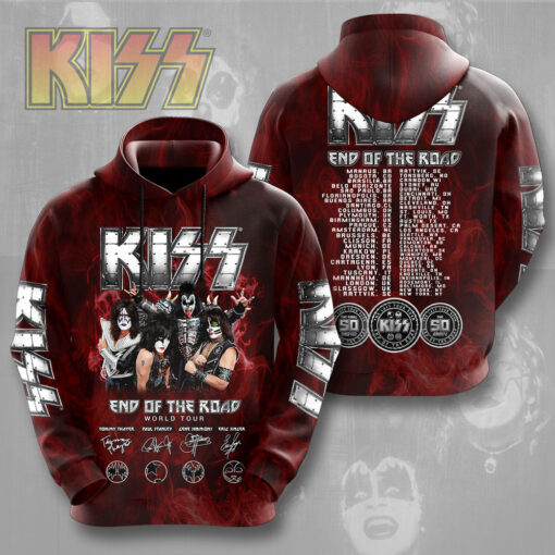 Kiss Band End of the Road World Tour Hoodie WOAHTEE0324V
