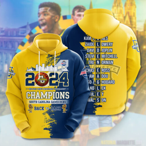 Marquette Golden Eagles Mens Basketball Hoodie WOAHTEE0324XE