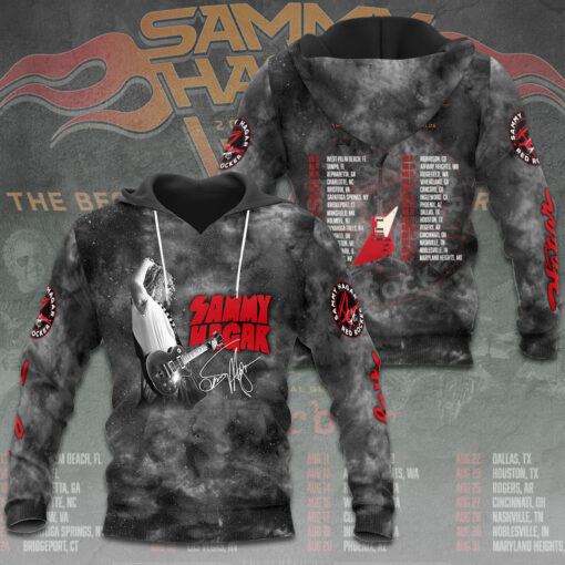 Sammy Hagar Grey Hoodie WOAHTEE0324SK