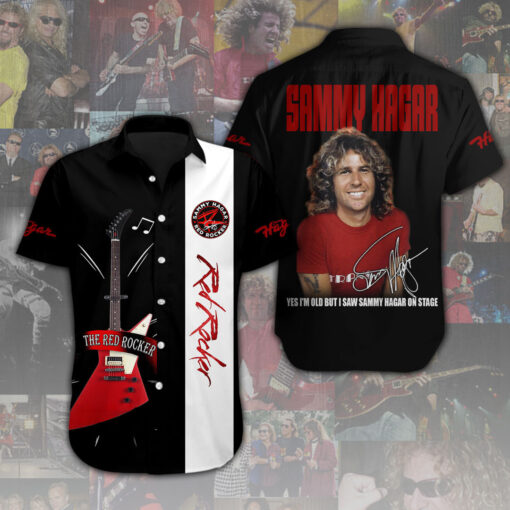 Sammy Hagar short sleeve dress shirts WOAHTEE0324K