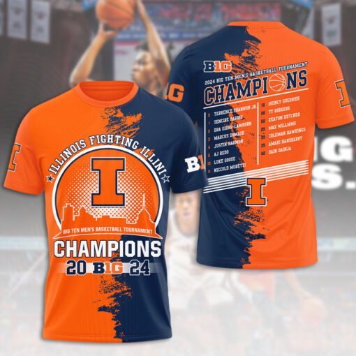 Illinois Fighting Illini T shirt WOAHTEE0424I