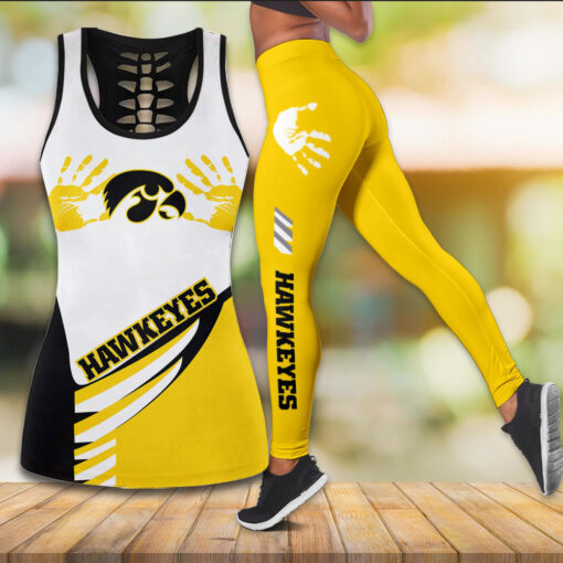 Iowa Hawkeyes Tank Top Leggings WOAHTEE0424SR