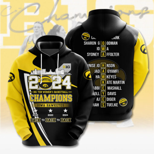Iowa Hawkeyes Womens Basketball Hoodie OVS0424VD