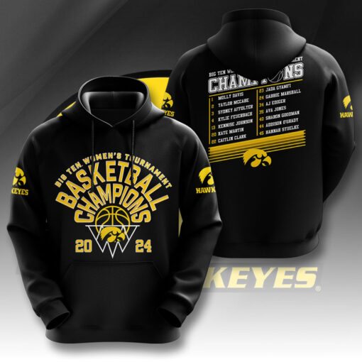 Iowa Hawkeyes Womens Basketball Hoodie WOAHTEE0424ZL