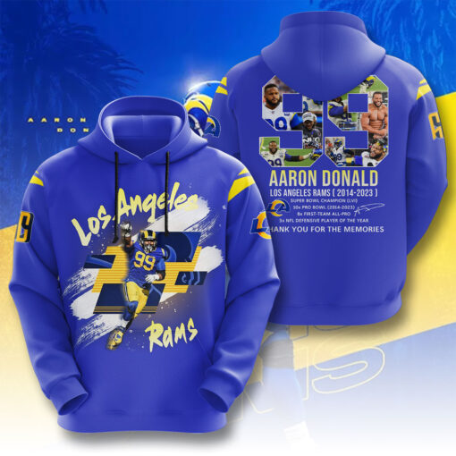 Los Angeles Rams x Aaron Donald Hoodie WOAHTEE0424ZN