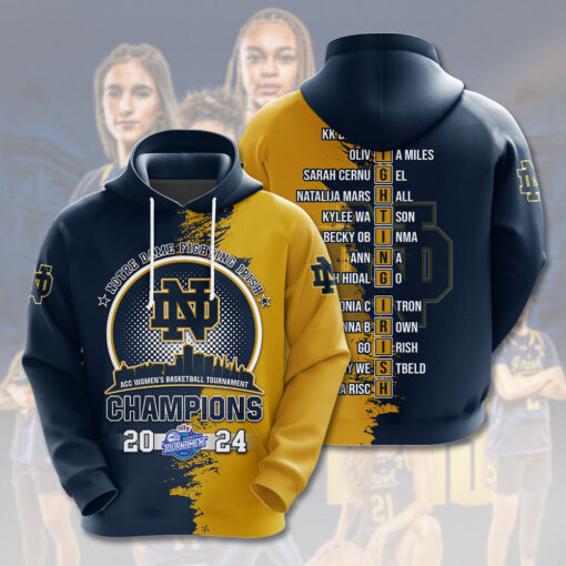 Notre Dame Womens Basketball Hoodie WOAHTEE0424VC