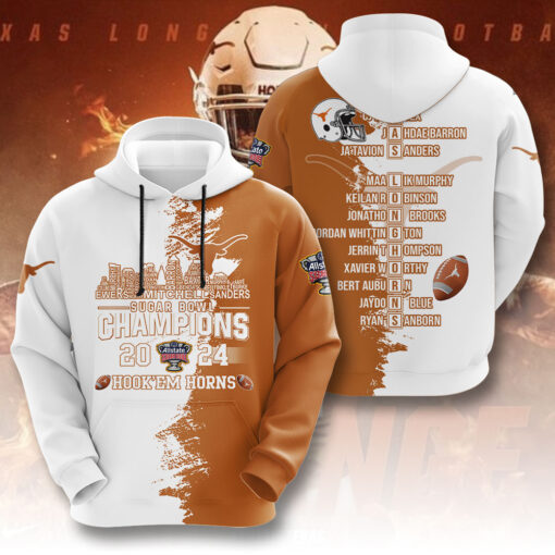 Texas Longhorns Football Hoodie WOAHTEE0424B