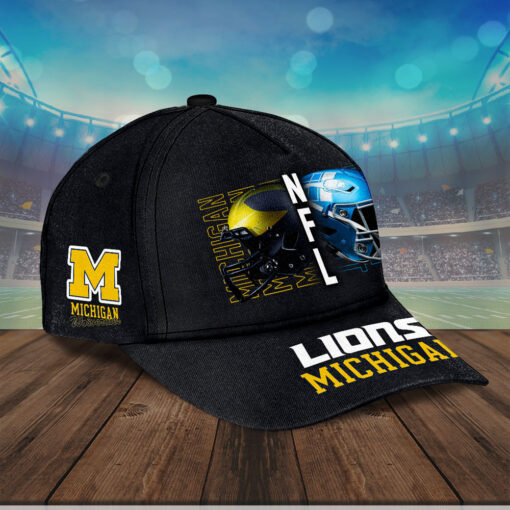 Detroit Lions x Michigan Wolverines Cap WOAHTEE0524SL R