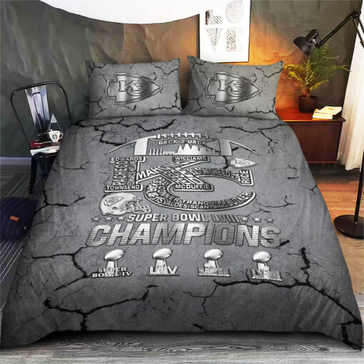 Kansas City Chiefs bedding set duvet cover pillow shams WOAHTEE0524SQ