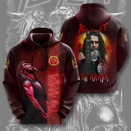 Tom Araya X Slayer Hoodie WOAHTEE0524Q