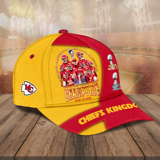 Kansas City Chiefs Back to Back Cap WOAHTEE0624P R