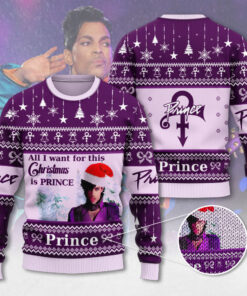 Prince ugly christmas sweater WOAHTEE1124F