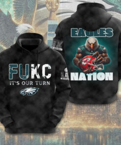 Philadelphia Eagles FUKC Hoodie WOAHTEE 90