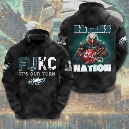 Philadelphia Eagles FUKC Hoodie WOAHTEE 90