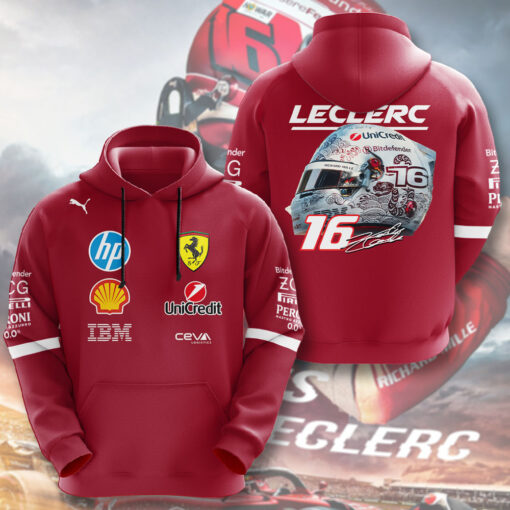 Charles Leclerc 16 Hoodie WOAHTEE 132