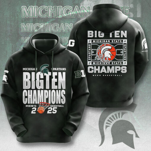 Michigan State Spartans Mens Basketball Hoodie WOAHTEE 116