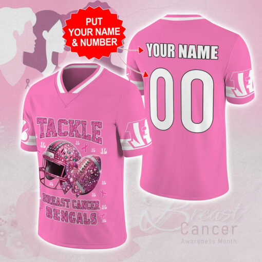 Cincinnati Bengals x Breast Cancer Awareness Football Jersey