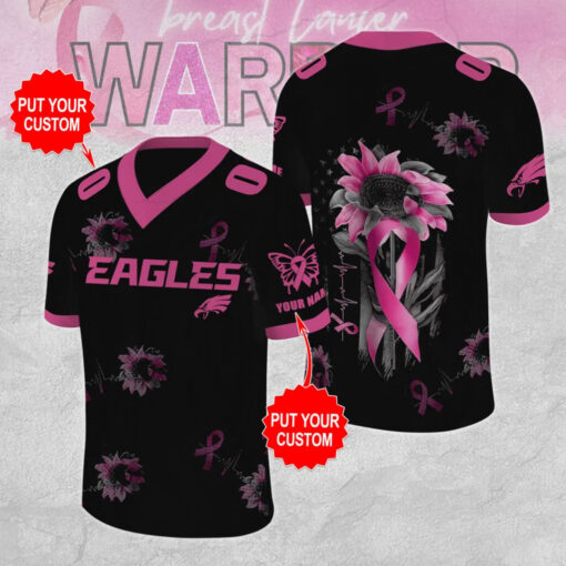 Philadelphia Eagles x Breast Cancer Awareness Football Jersey