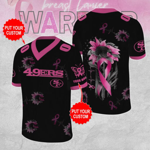 San Francisco 49ers x Breast Cancer Awareness Football Jersey