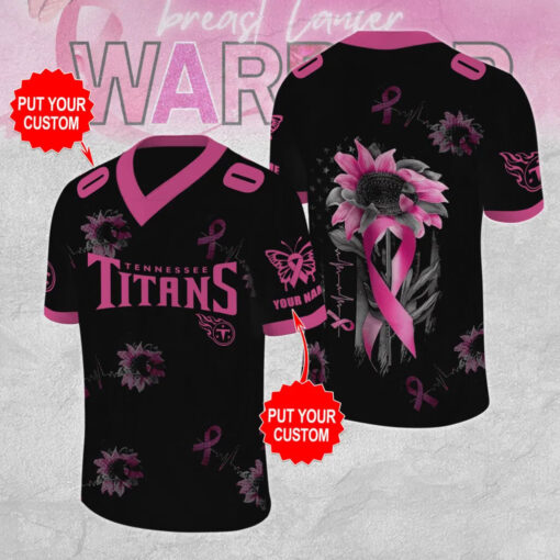 Tennessee Titans x Breast Cancer Awareness Football Jersey