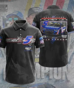Best sellers Kyle Larson polo shirt 05