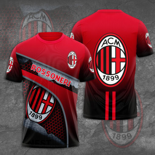 AC Milan 3D T shirt