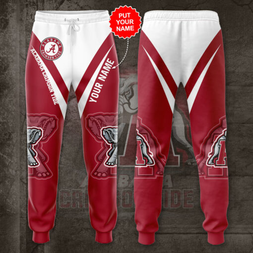 Alabama Crimson Tide 3D Sweatpant 01