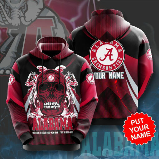 Alabama Crimson Tide 3D hoodie 01