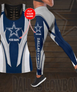 Best selling Dallas Cowboys Hollow Tank Top Leggings 01