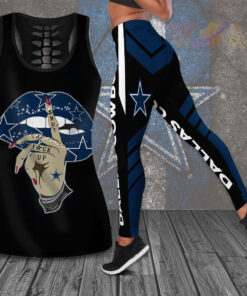 Best selling Dallas Cowboys Hollow Tank Top Leggings 03