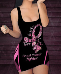 Breast Cancer Awareness Butterfly 3D Bodycon Dress