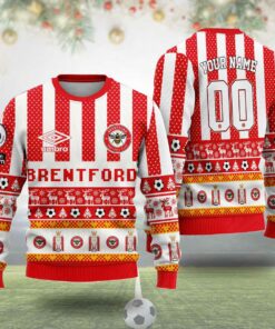Brentford FC Ugly Christmas 3D Sweater