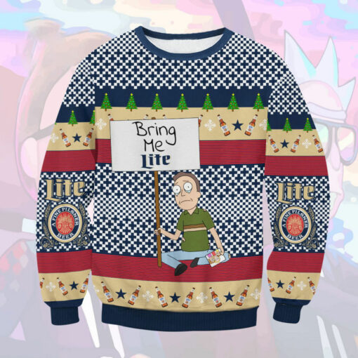 Bring Me Lite beer Ugly Christmas 3D Sweater