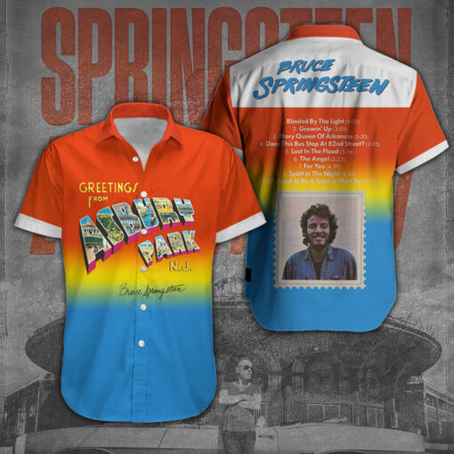Bruce Springsteen short sleeve dress shirts WOAHTEE25723S2