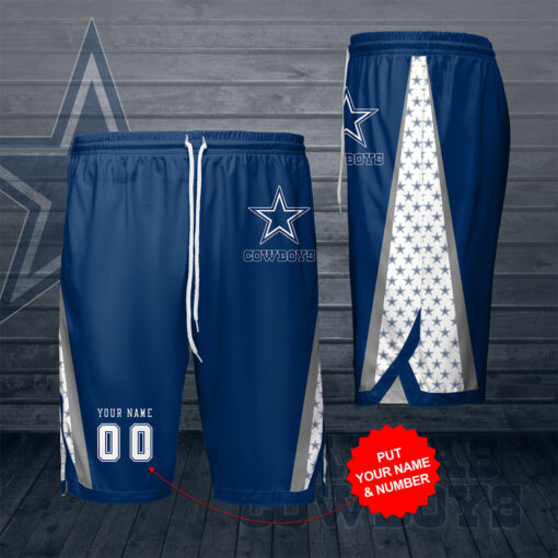 Dallas Cowboys 3D Jersey Shorts 01