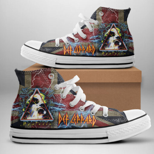 Def Leppard Canvas High top shoe WOAHTEE24523S4 Design 2