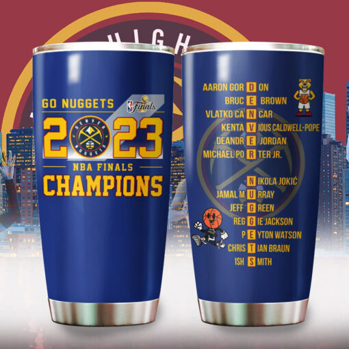 Denver Nuggets Blue Tumbler Cup WOAHTEE28623S5