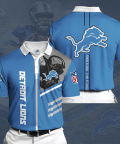 Detroit Lions 3D Polo 01
