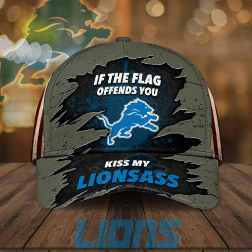 Detroit Lions Cap Custom Hat 01
