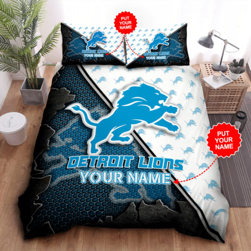 Detroit Lions bedding set 01