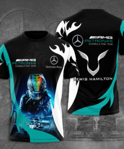 F1 Lewis Hamilton 3D T shirt