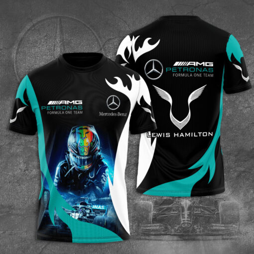 F1 Lewis Hamilton 3D T shirt