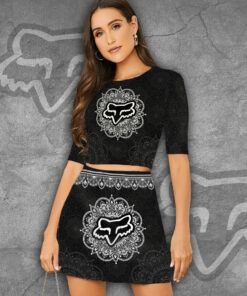Fox Racing Croptop Mini Skirt Set