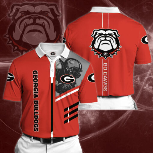 Georgia Bulldogs 3D Polo 01