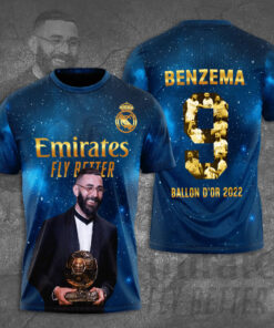 Karim Benzema 3D T shirt