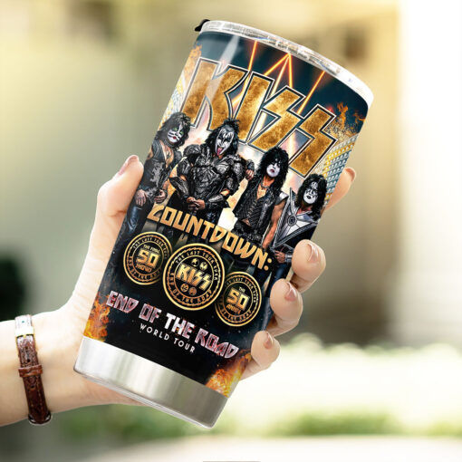 Kiss Band tumbler cup WOAHTEE5523S4
