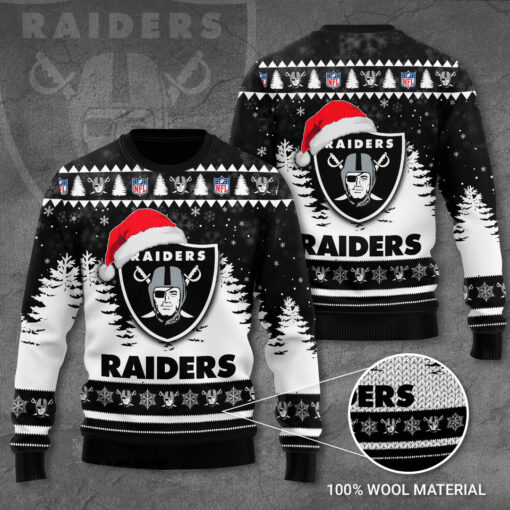 Las Vegas Raiders 3D Ugly Sweater