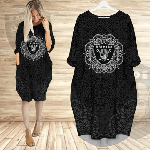 Las Vegas Raiders Batwing Pocket Dress